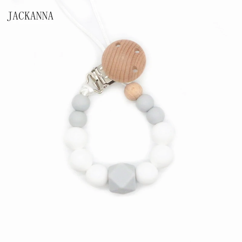 Силиконовые детские зажимы для пустышки деревянный держатель зажим поводка