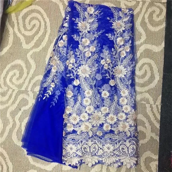 Высококачественные французские кружевные ткани 2017 Горячая продажа вышитая