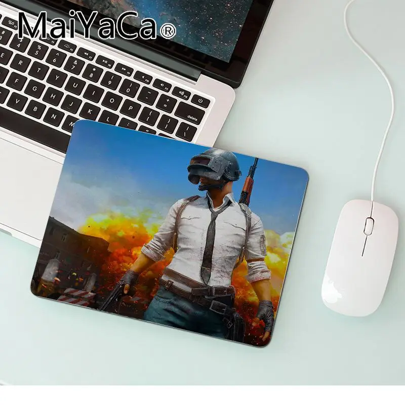No Lock Edge25x29cm Maiya PUBG высокоскоростной коврик для мыши резиновый ПК компьютерный игровой коврик для мыши - Цвет: No Lock Edge25x29cm