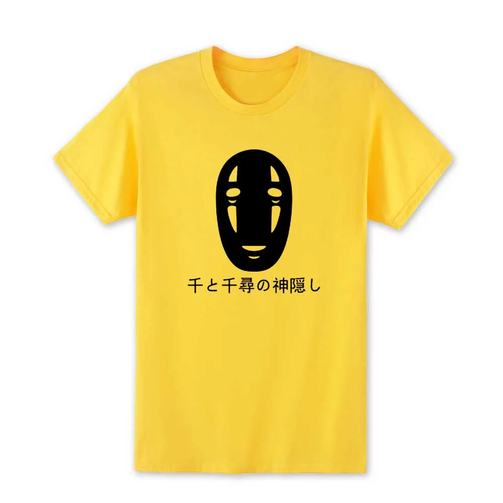 Футболка в японском стиле с надписями и принтом виде усыпанных улиц Мужская