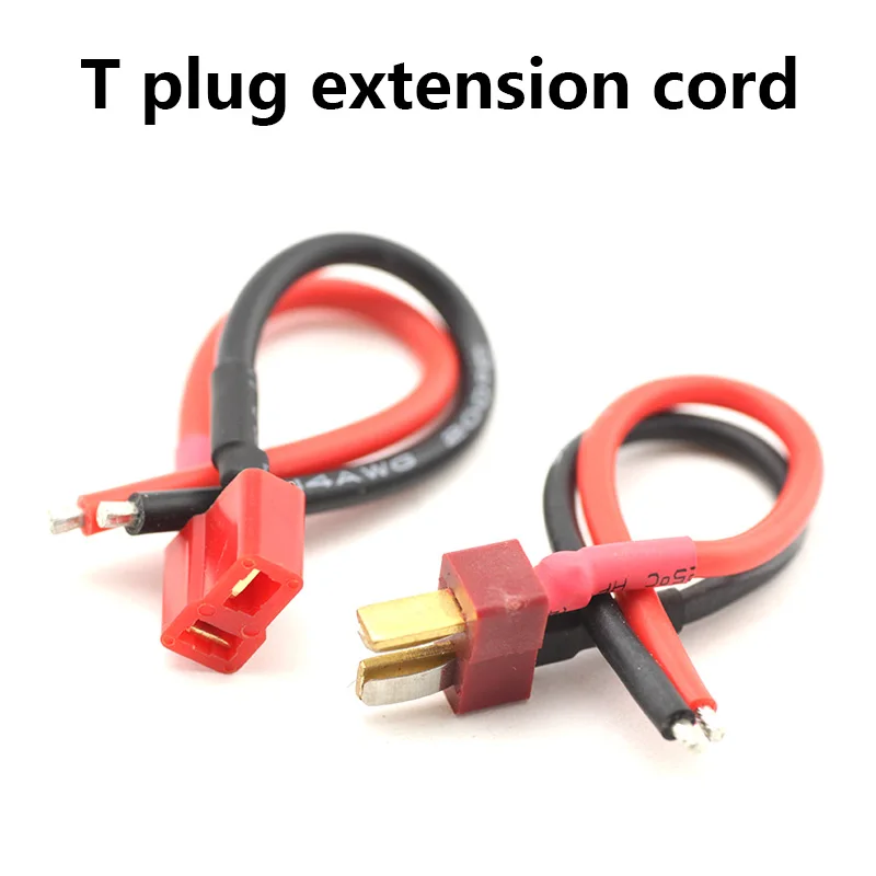 Т образный Штекерный разъем папа с корпусом 10 см 20 силиконовый провод 14AWG 16AWG 20AWG