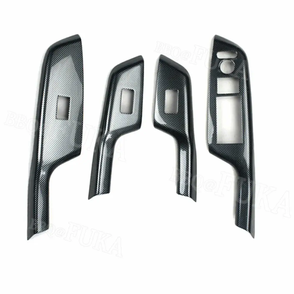 Carbon Fiber Style Car Window Lift Switch Panel Cover Trim For Honda Civic 9th 2012-2014 | Автомобили и мотоциклы