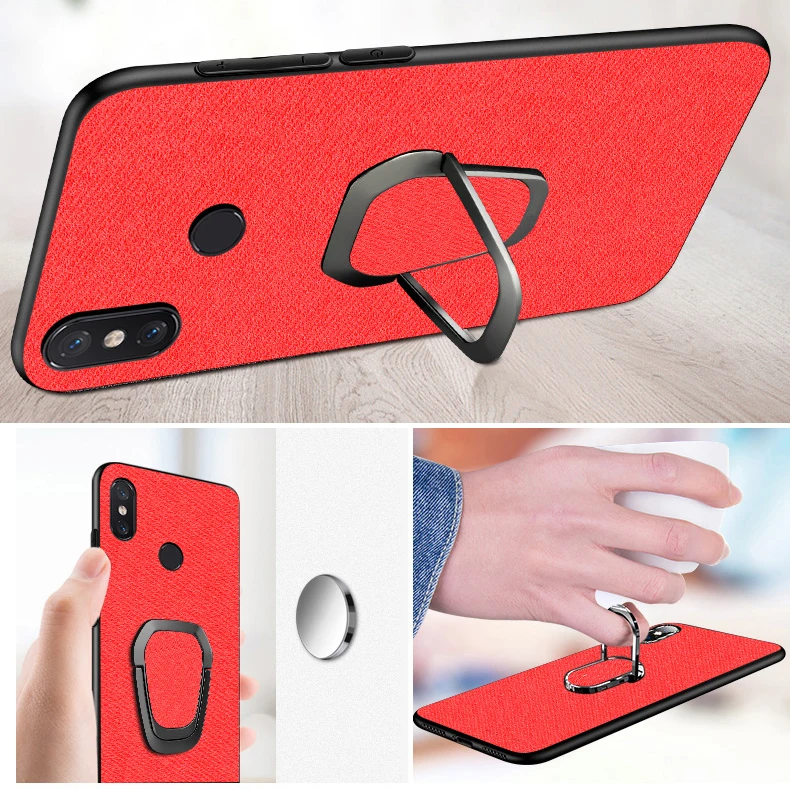 xiaomi redmi 5 6 pro s2 y2 5a 6a Note 7 Case Magnetic Car Holder Ring CBumper Back Cover cases |