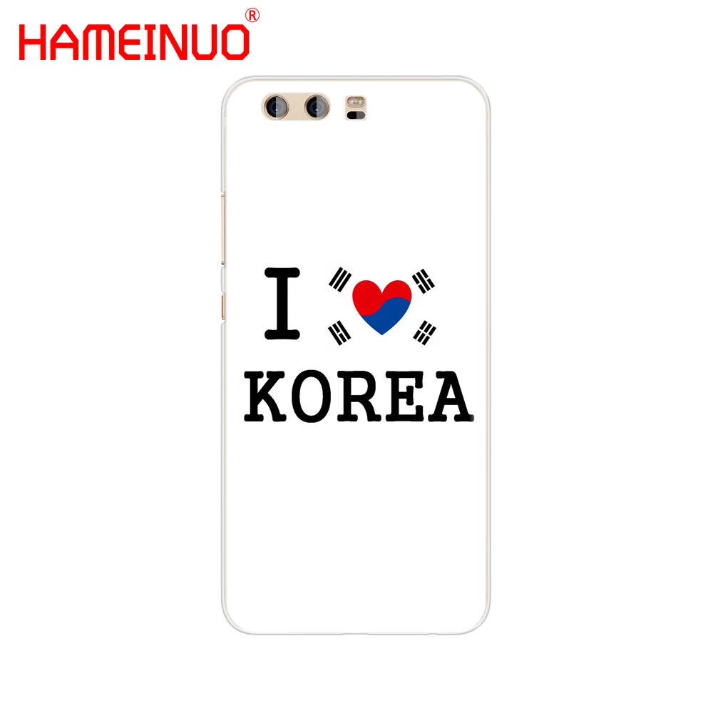 HAMEINUO чехол с корейским флагом для телефона huawei Ascend P7 P8 P9 P10 P20 lite plus pro G9 G8 G7 2017 |
