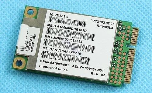 

Новые оригинальные UN2420 GOBI2000 WWAN 3G модемы карты для 2540P 2740P 6530b 8440P 8440W 8540P 8540W 8740P
