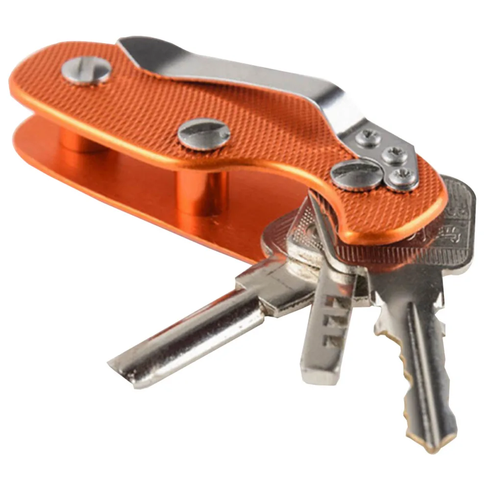 3 вида цветов Жесткий держатель для ключей зажим органайзер папка умный чехол