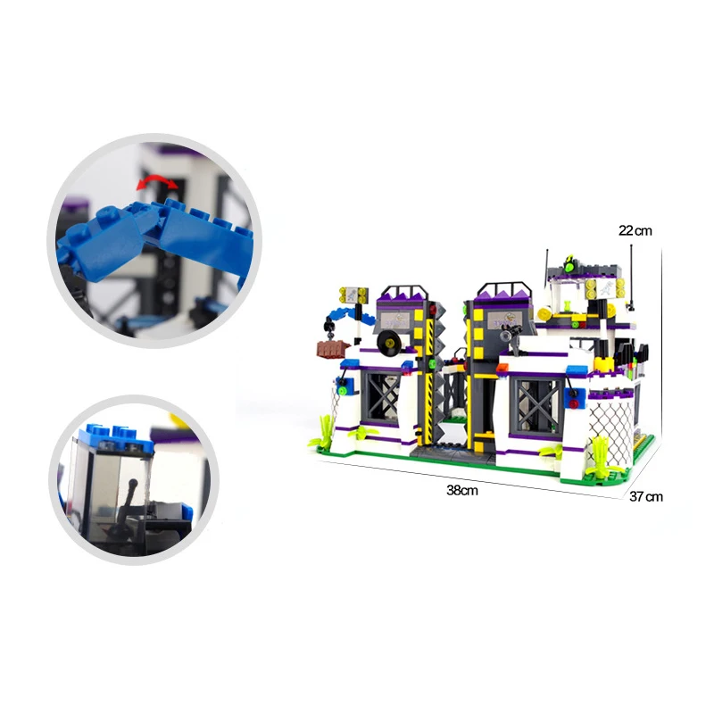 841 шт Парк Юрского периода динозавры база совместимые строительные блоки набор