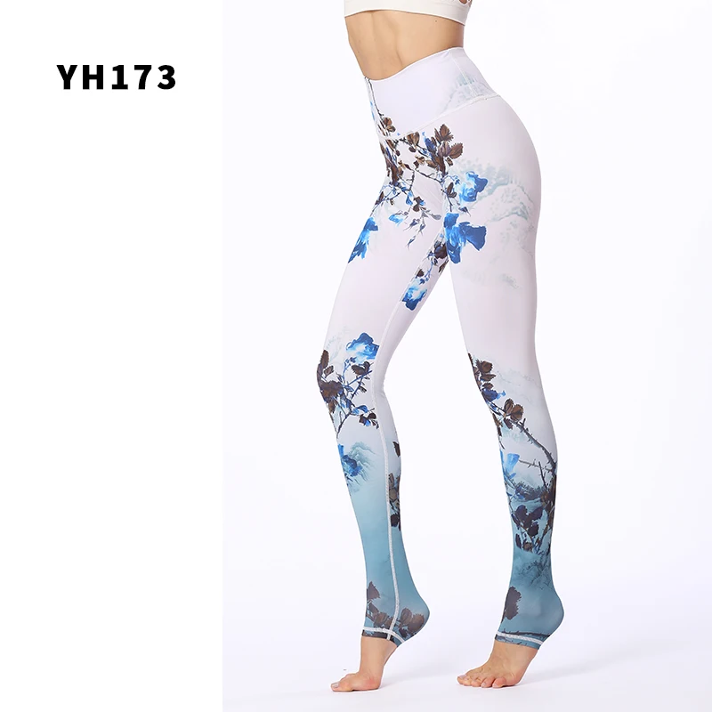 Женские штаны для йоги спортивные леггинсы фитнеса сексуальные обтягивающие