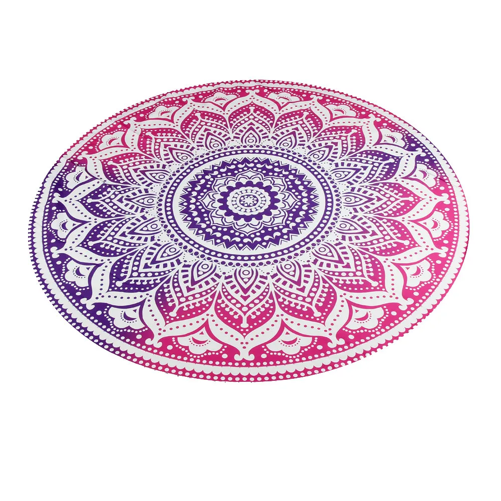 Summer Round Tapestry Picnic Throw Beach Cover Up Bikini Boho Summer Dress Swimwear Bathing Suit Kimono Tunic#3