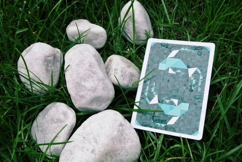 Tangram игральные карты Sea Edition семь камней мудрости Покер Размер колода USPCC пользовательские Ограниченная серия Запечатанные магические реквизиты