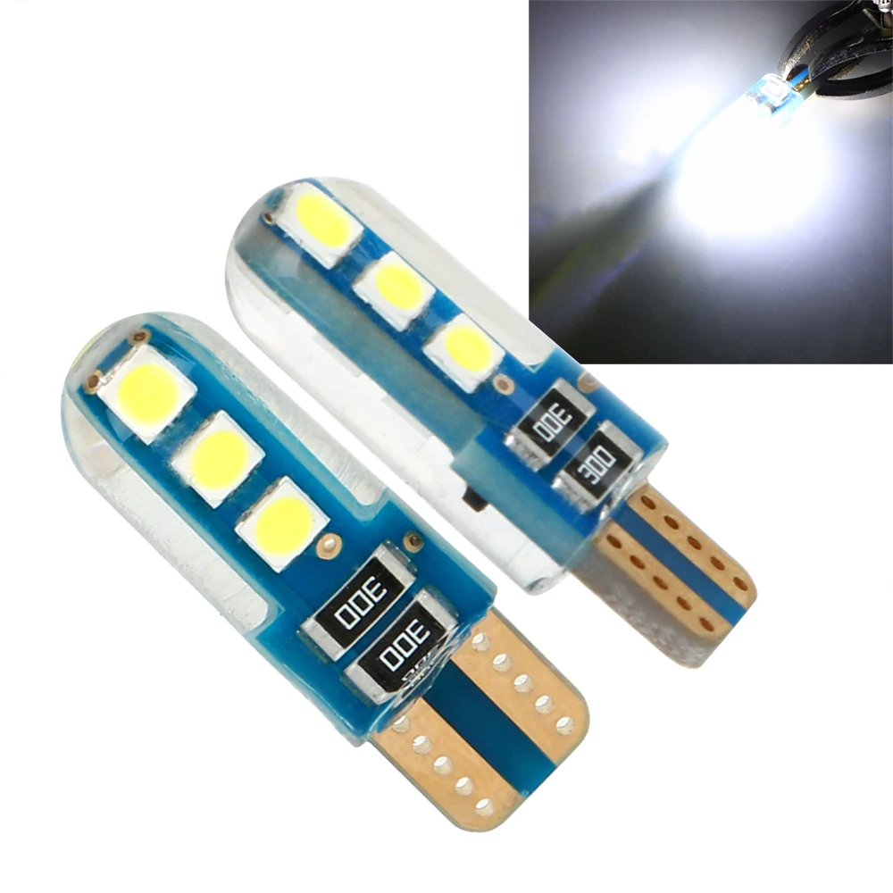 FORAUTO 2 шт./компл. силиконовые автомобильные светодиодный светильник