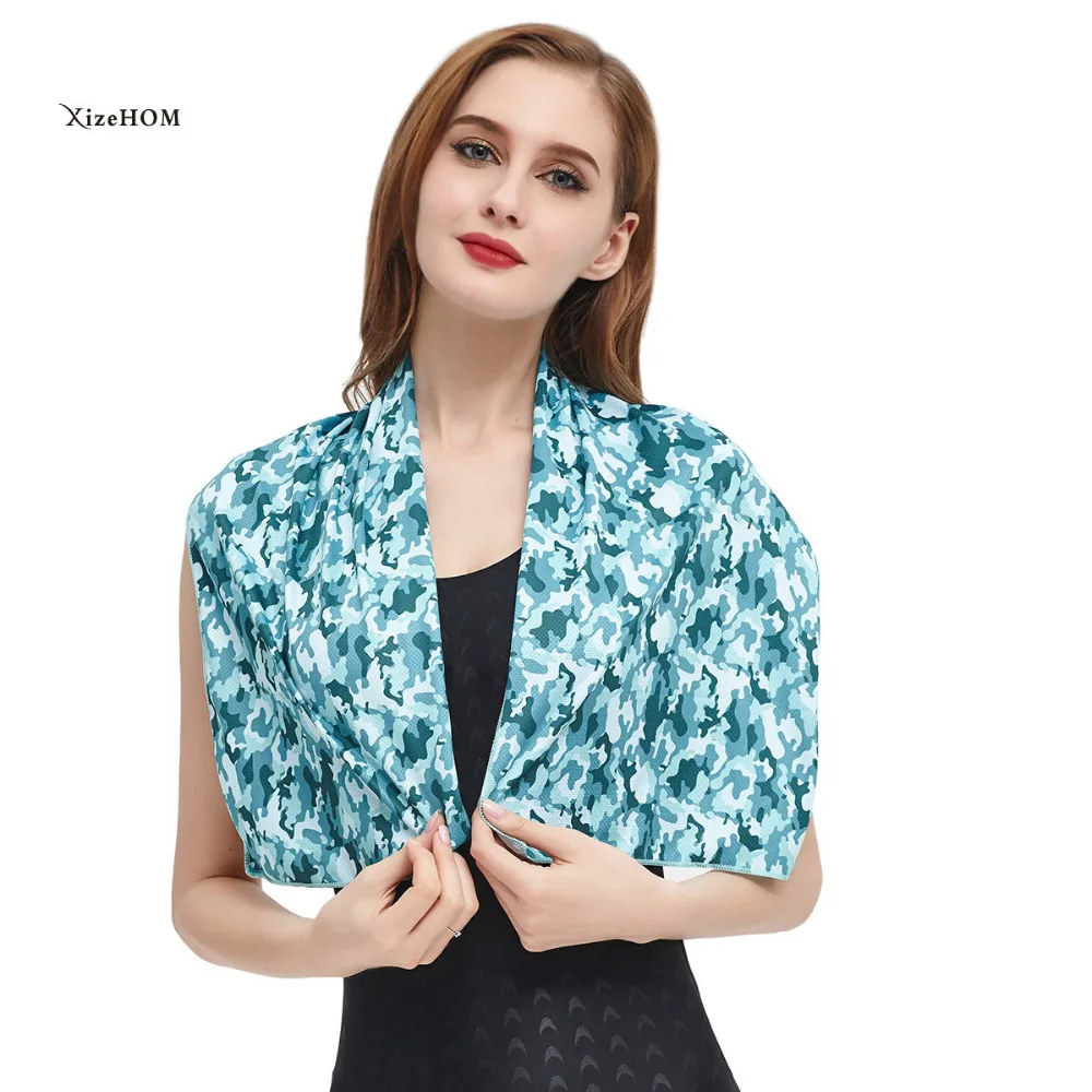Многоцветное охлаждающее полотенце XizeHOM 2020 дюйма 100 х30 см|cooling towel|instant cooling towelcool
