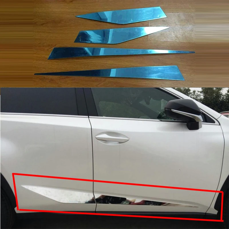 Для LEXUS NX200T NX300H нержавеющая Боковая дверь накладка корпус DEC литье Накладка