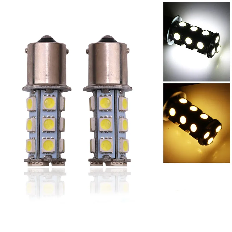 S25 1156 1157 5050 18SMD Led 50 мм x 15 Автомобильные светодиодные поворотные парковочные