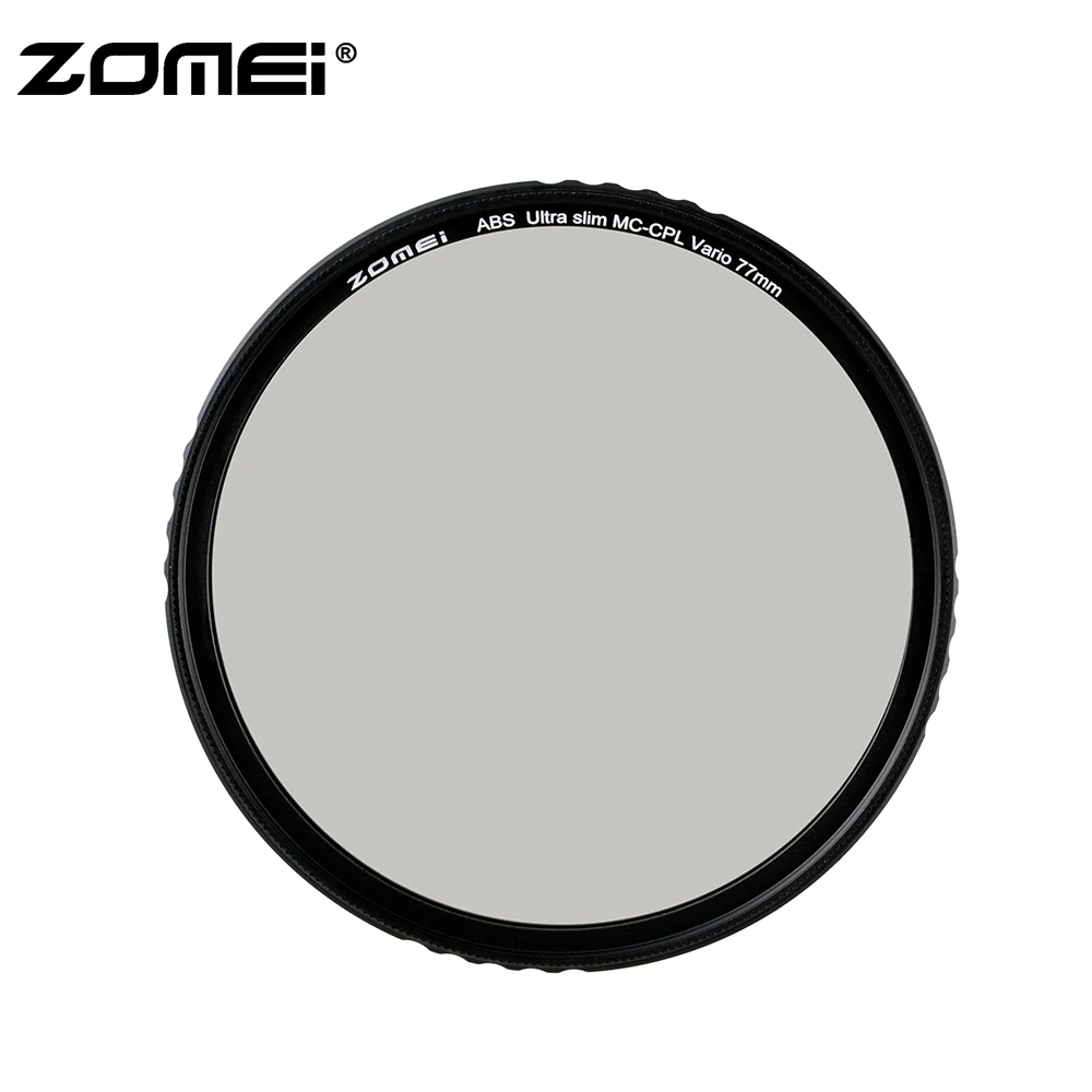 MC CPL фильтр Zomei ABS PL CIR поляризационный Для камеры 52 мм 55 58 62 65 67 72 77 82 мм|Фотофильтры
