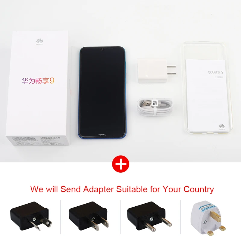 Huawei Enjoy 9 4000mAh Y7 Pro 2019 смартфон глобальная прошивка 6 26 &quotFullview Snapdragon 450