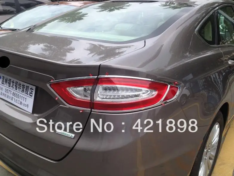 

For Ford Mondeo Fusion 2013 2014 2015 ABS Chrome Rear light lamp cover trim