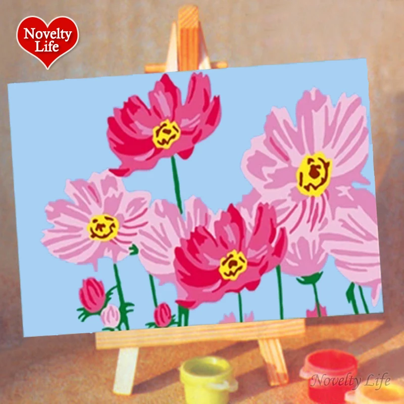 Набор для рисования по номерам на холсте цветы | Живопись и каллиграфия