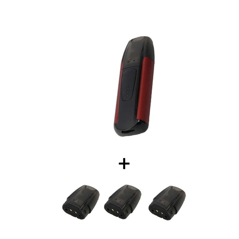 Red and 3 Pods Justfog Minifit Pod Комплект с аккумулятором 370 мАч и емкостью 1,5 мл электронная сигарета Vape ручка все в одном испаритель - Цвет: Red and 3 Pods
