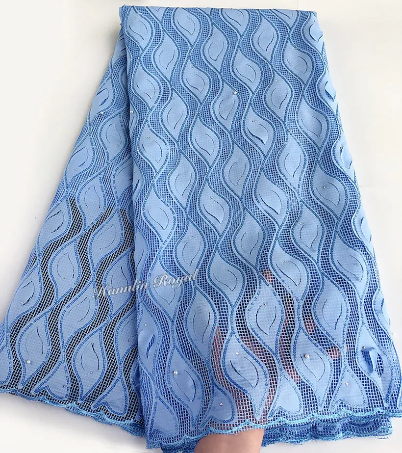 Мягкий порошок синий ручной работы Африканский кружевной Гипюр Вышивка