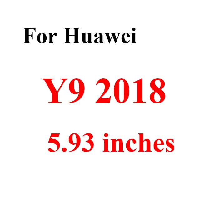 For Huawei Y9 2018 Защитное стекло для huawei Y6 Prime Y 3 5 6 7 9 Lite Pro Y3 Y5 Y7 Y9 Armor Verre защитный экран 9H - Цвет: For Huawei Y9 2018