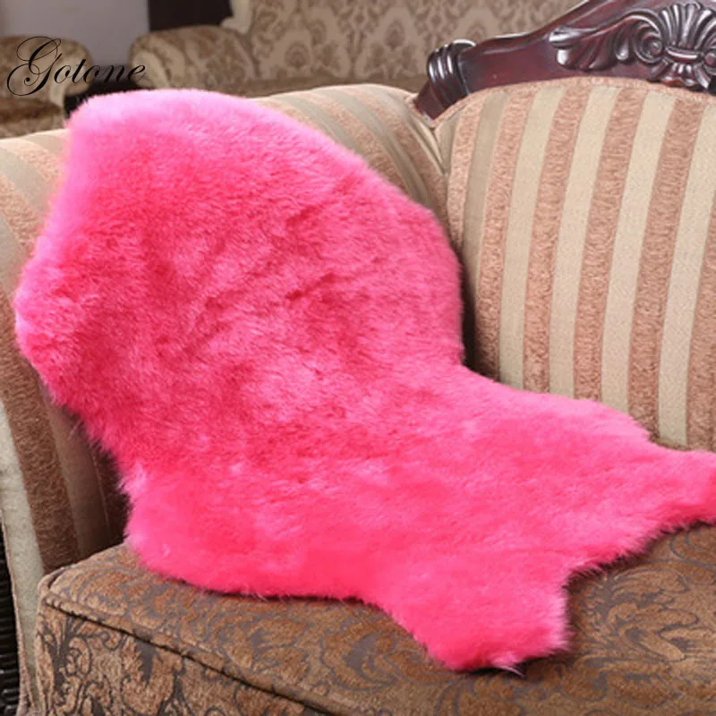 

Super Soft Faux Fur Fake Sheepskin Carpet Luxurious Fluffy Shaggy Area Rug Sofa Chair Armchair or Couch Cover fur rug