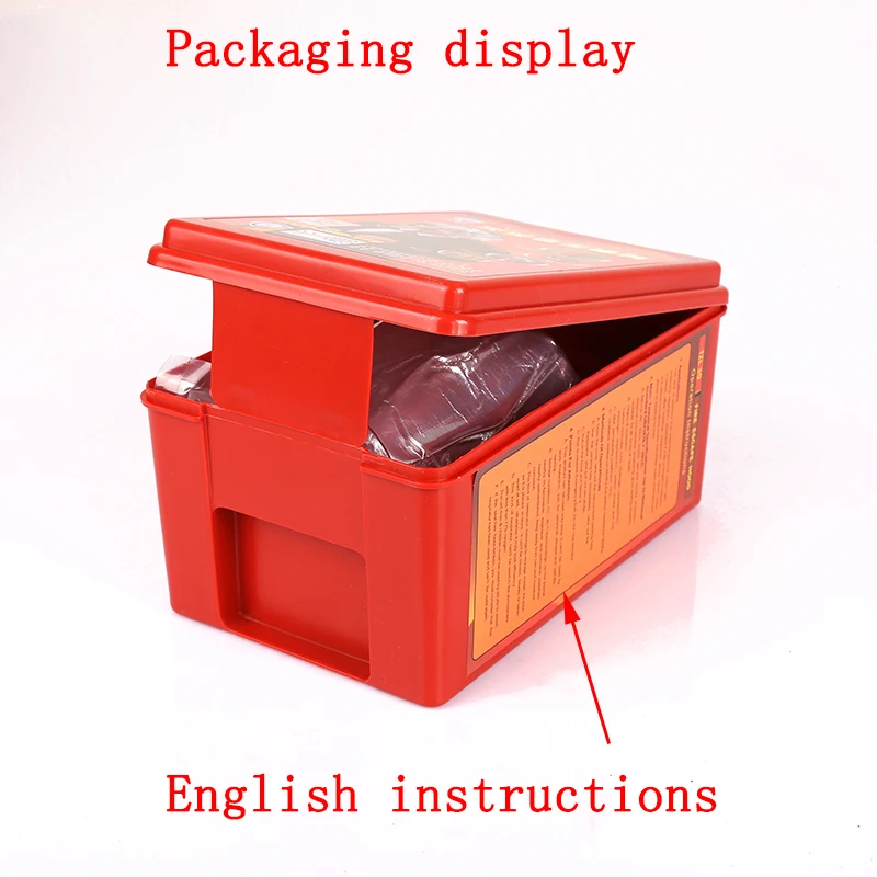 

30 minute Fire masks Emergency escape respirator face mask Aluminum foil Insulation Activated carbon filter filter Fire mask