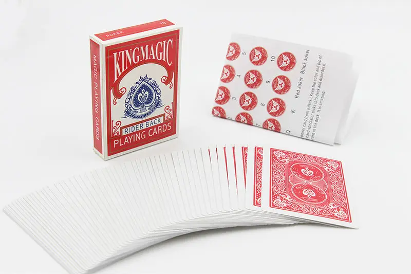 Помеченная колода для зачистки игральные карты волшебные трюки в покер уличная