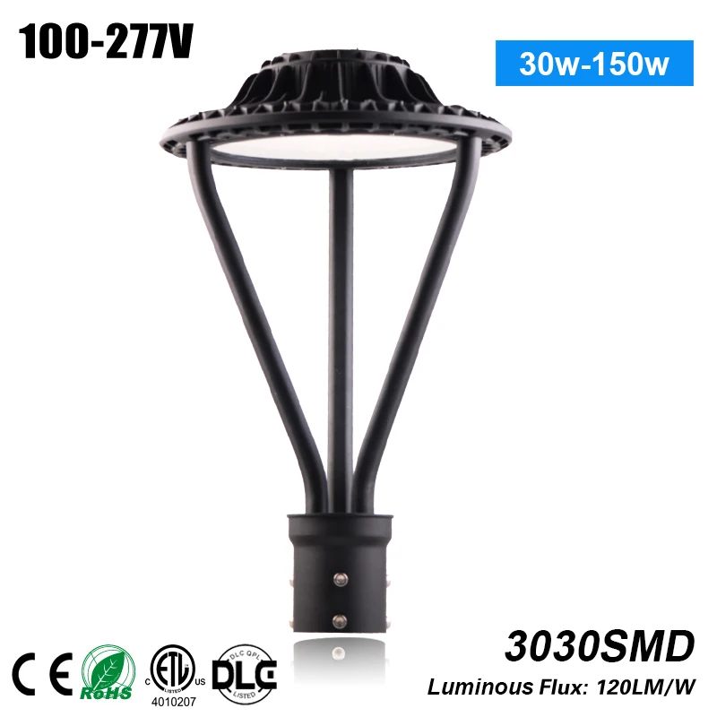 Высокомощная декоративная 130лм/Вт напольная 150 Вт пост Топ led уличная лампа для