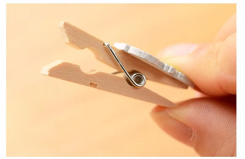 10 шт./лот Новый каваи Тоторо мультяшный деревянный зажим для фото бумаги ремесло