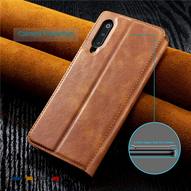 Кожаный чехол-книжка с откидной крышкой для Red mi Note 7, 6, чехол-кошелек со слотом для карт для Red mi K20 Pro, Xiaomi mi, 9 T, красный mi 6A, красный mi 6 Pro Чехол