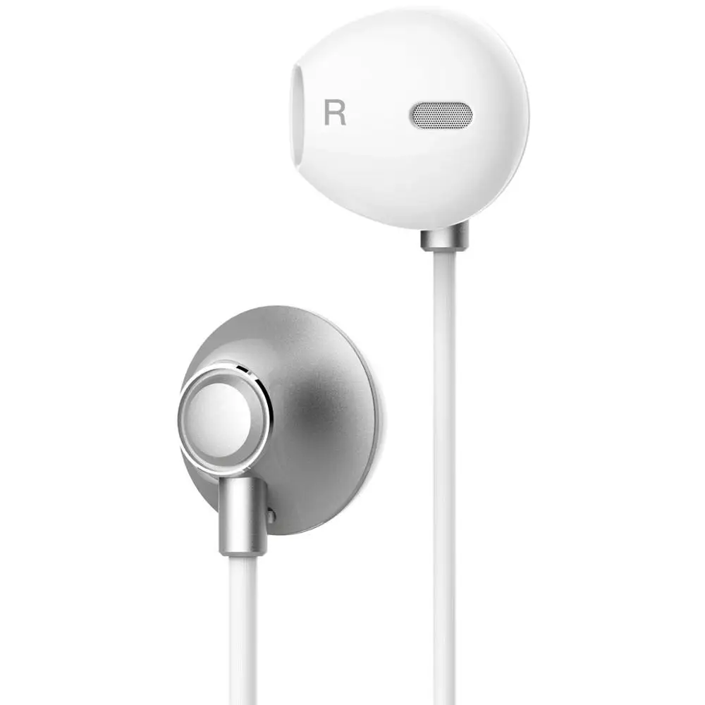 SILVER Baseus C06 usb type-c наушники стерео звук наушники с mi c для Xiaomi mi 9 8 se note 3 huawei p30 pro mate 20 pro Oppo Find X - Цвет: SILVER