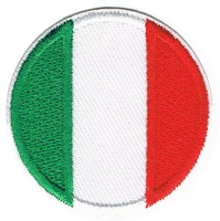 ivy loving craft customized france badge patches round flagge flag 45 mm sew on iron on