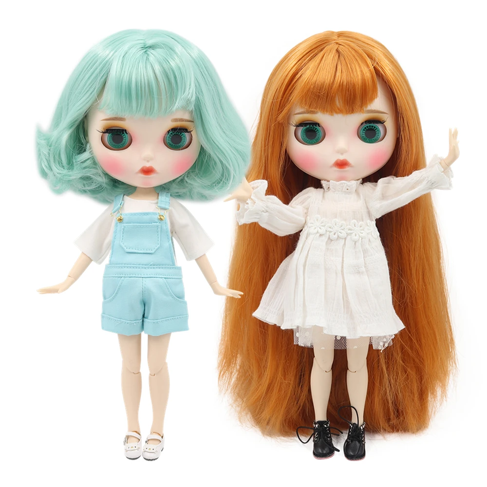 Ледяная кукла DBS Blyth 1/6 cutom белая кожа шарнир Подгонянная под тело игрушка для