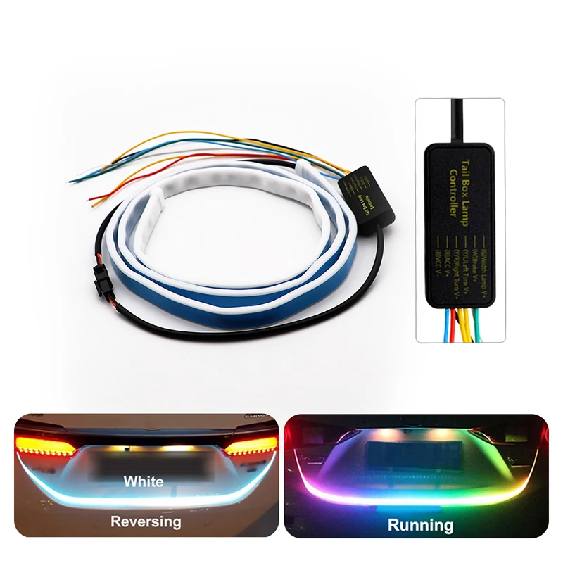 12 В Светодиодная лента Автомобильный багажник светильник s RGB 120 см 72 SMD