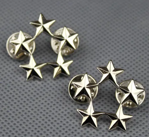 WWII США офицера 5 звезд общего знаков различия PIN нам оценку в пять