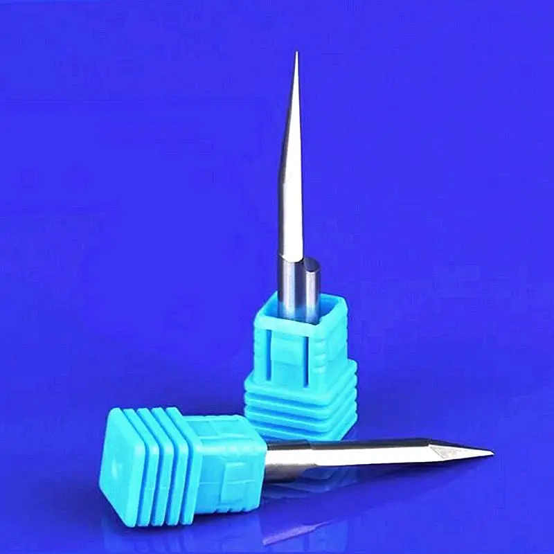 10PCS CNC cutter tools PCB tungsten steel V-type computer engraving milling 10 degrees 0.3mm router cutting | Инструменты