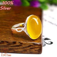 sterling silver color 925 white gold 1117mm cabochon rings for amber opal agate turquoise fine jewelry wholesale