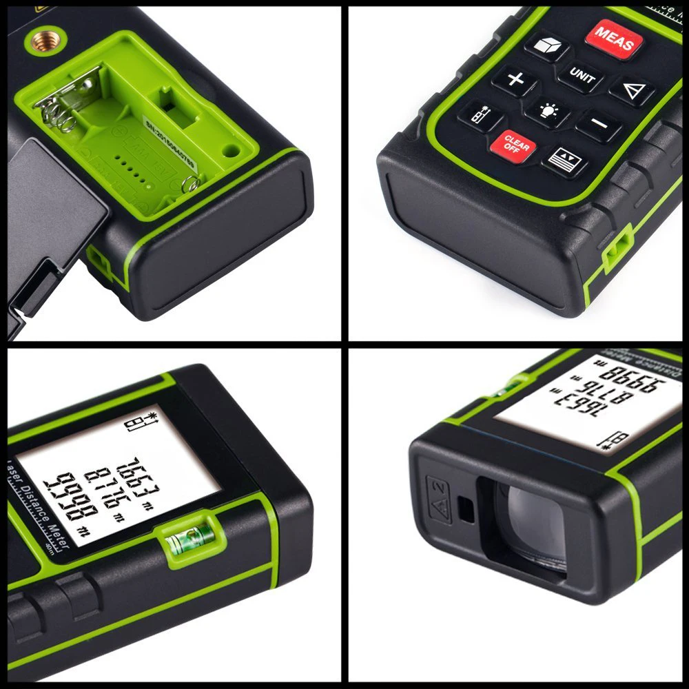 40 м лазерный дальномер Большая скидка 131ft цифровая лазерная дальномерная лента