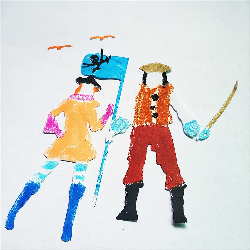 Оптовая продажа высекальных штампов пиратский Скрепбукинг металлические