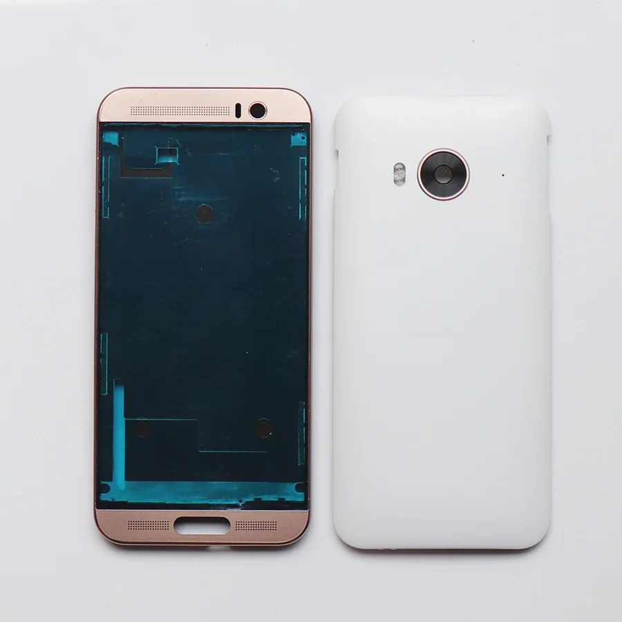 Для HTC One Me ME9 M9EW/M9ET средняя рамка ЖК-дисплей передняя рамка Корпус+ Батарея дверь задняя крышка с Камера линзы из поликарбоната и клей
