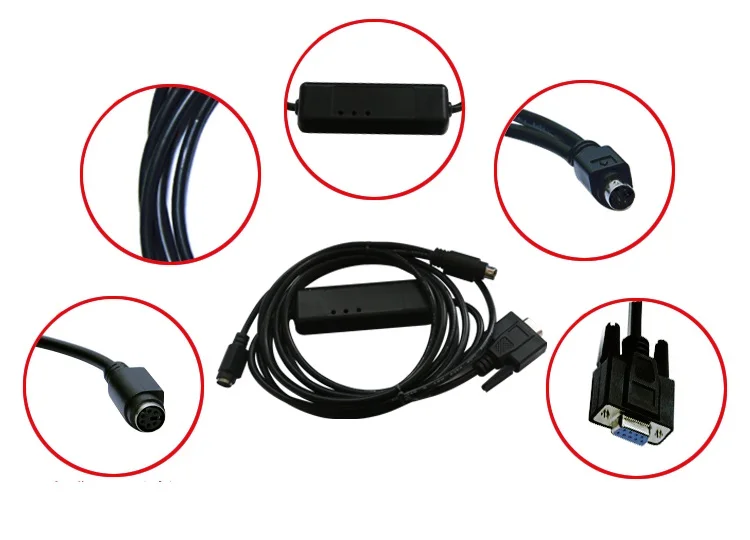 Высокоскоростной RS232 перейти к PS2 переходной кабель, последовательный порт для сканера ASCII