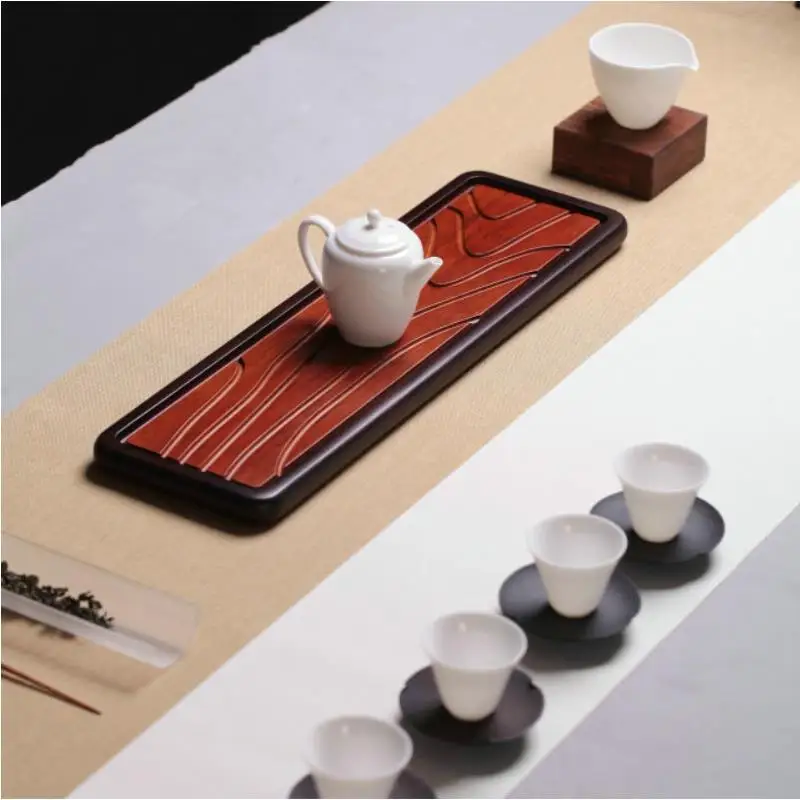 Большой бамбуковый поднос для чая King Tea Mall Gu Qin китайского Gongfu Chadao доски блюдца