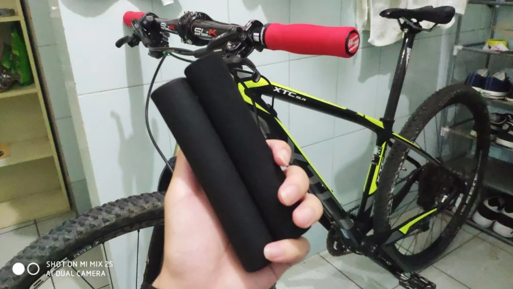 MTB велосипедный руль 22,2 мм легкий Противоскользящий губчатый Грип для горного велосипеда, велосипедные ручки, запчасти для велосипеда, дропшиппинг