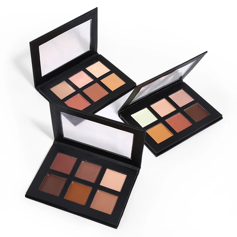 Limited Promotions 6 Color Cream Concealer Palette Facial Camouflage Makeup Moisturizing Concealing Base Contour Face Foundation | Красота и
