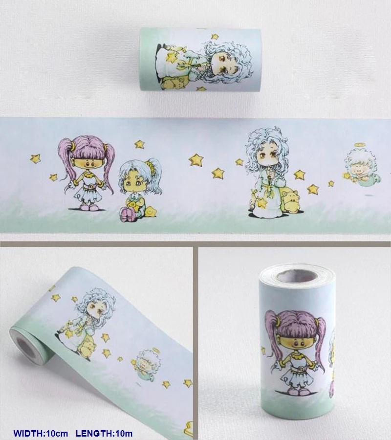 1 шт 10 см* 10 м DIY линия талии самоклеящиеся водонепроницаемые наклейка на уровне талии наклейки на стену гостиной спальня ванная комната, коридор
