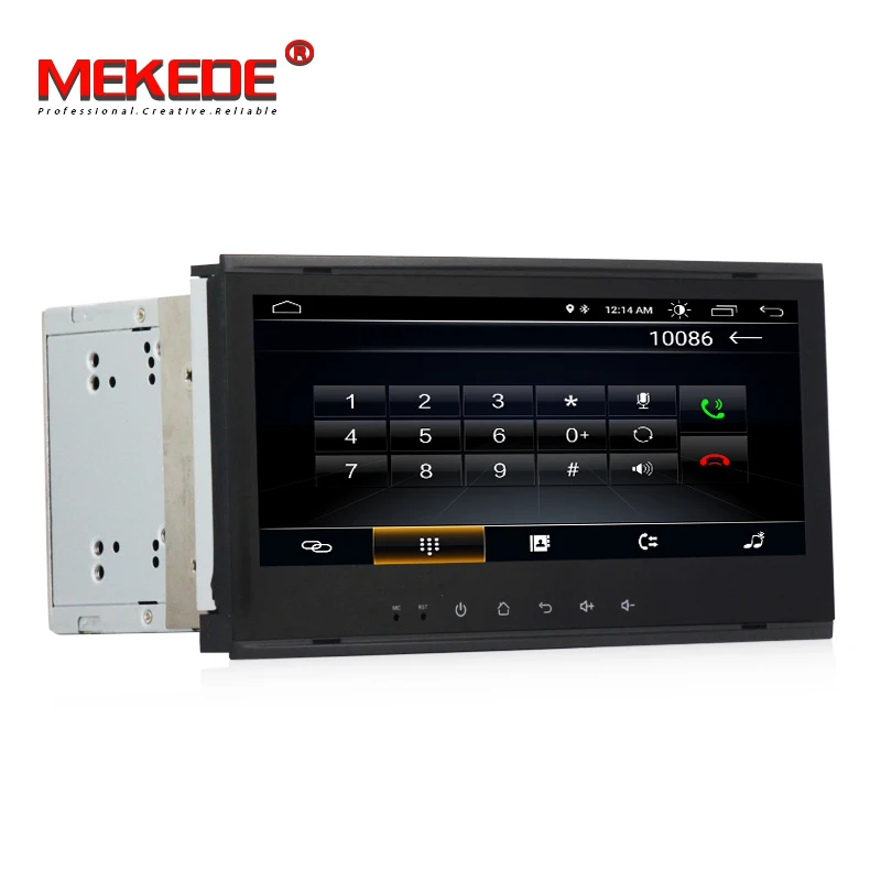 MEKEDE 8 дюймов Android 1 автомобильный dvd плеер с двумя цифровыми входами для Touareg T5