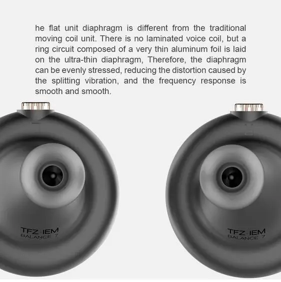 TFZ баланс 7 новое поколение плоских панельных флагманских наушников HiFi наушники