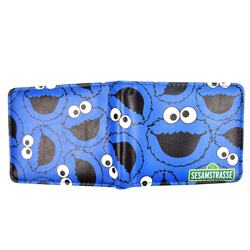 cp112908 Новое прибытие аниме мультфильм Улица Сезам кошелек короткий кошелек с карманом для монет - Цвет: cp112908