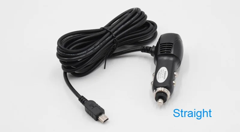 XCGaoon 3,5 метр мини-usb зарядное устройство для авто с контрастным Зарядное устройство Адаптер 5В 2A с USB Порты и разъёмы для Видеорегистраторы для автомобилей Камера Регистраторы для iPhone мобильного ввода DC 12 V-24 V